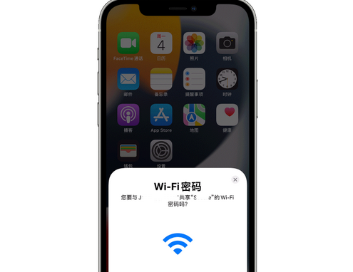 秦皇岛苹果15维修店分享iPhone15如何共享Wi-Fi密码 