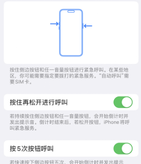 秦皇岛苹果14维修站分享iPhone14如何使用SOS紧急联络 