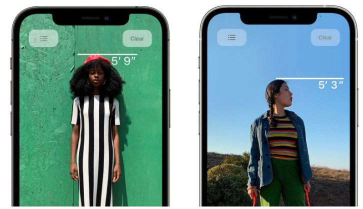 秦皇岛苹果服务网点分享通过iPhone激光雷达测量身高方法教程 
